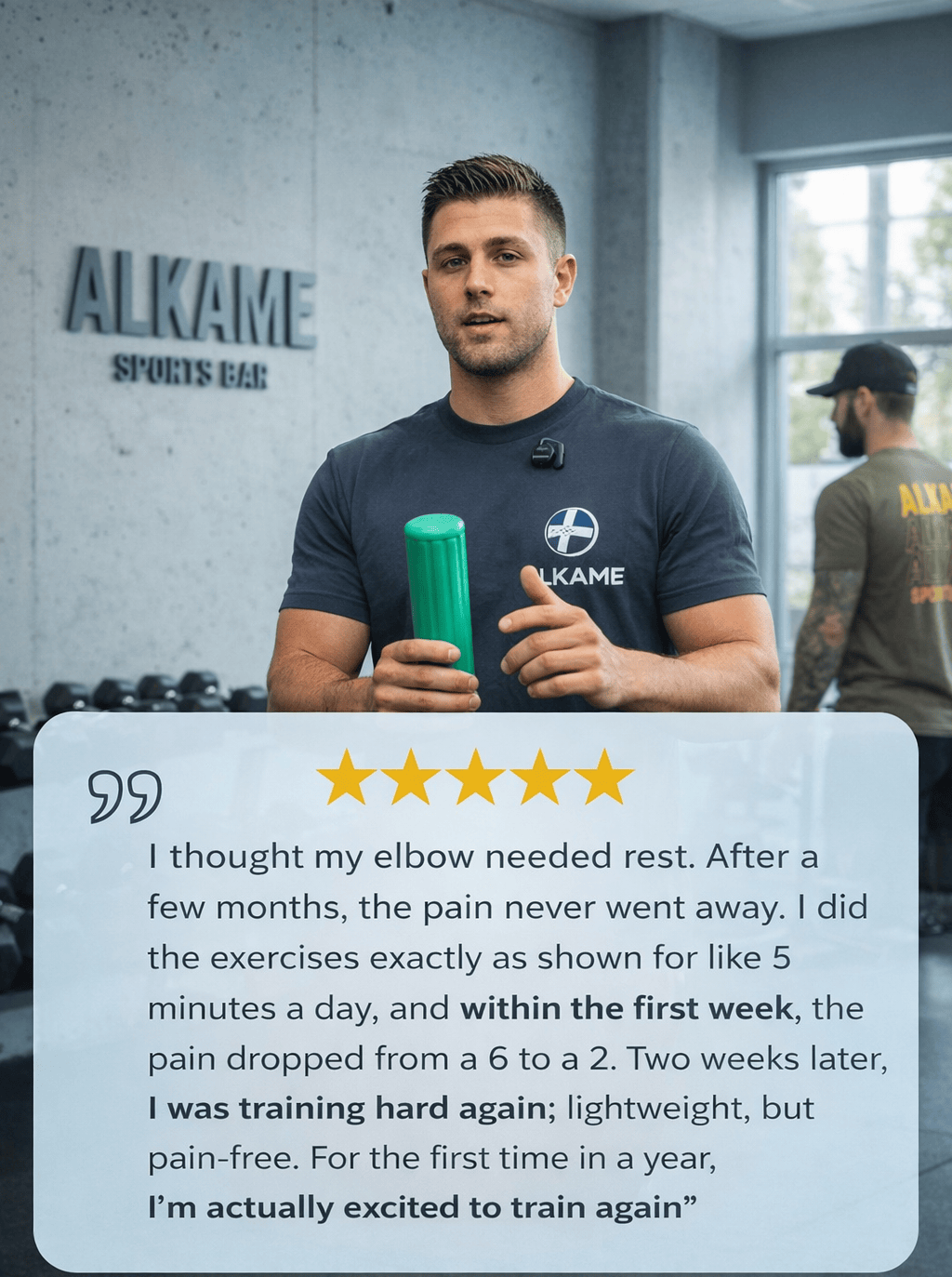 Ospari Rehab Trainer: Elbow relief tool